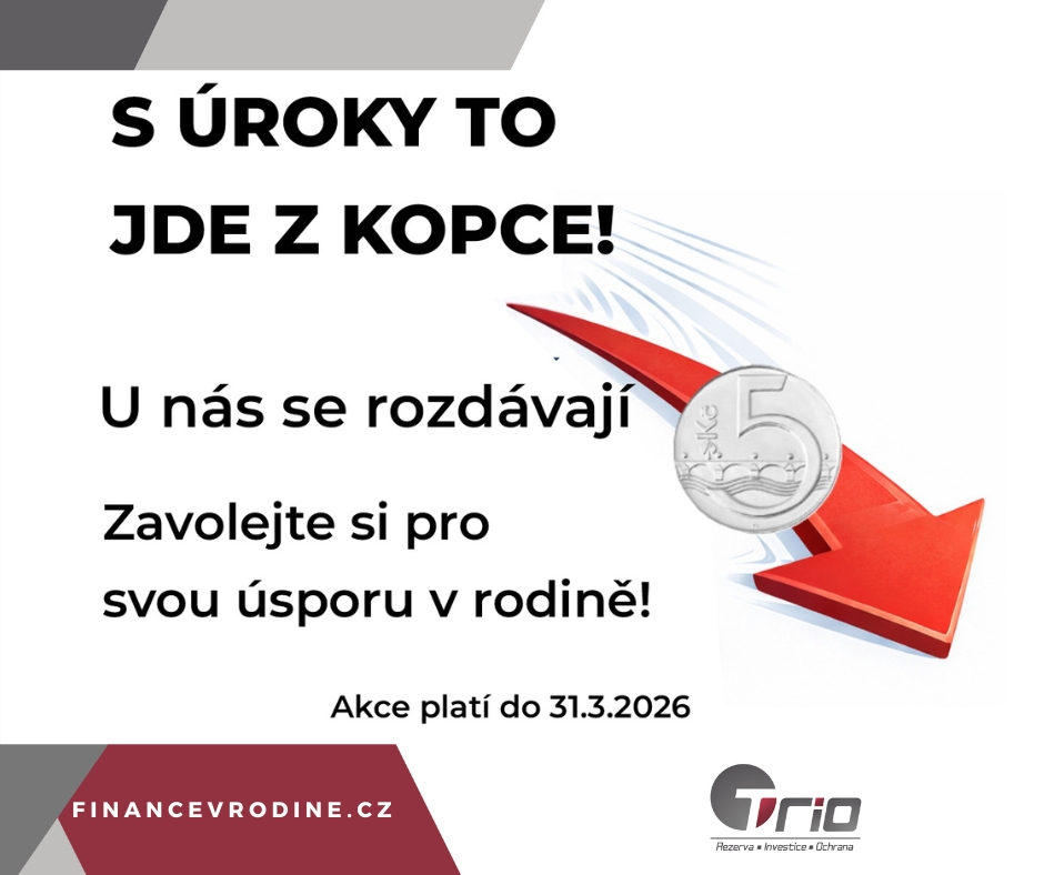 S úroky to jde z kopce